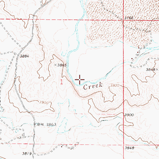 Topographic Map of Uriquiaga Ranch, OR
