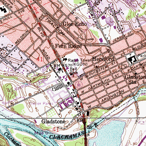Topographic Map of Dierickx Field, OR