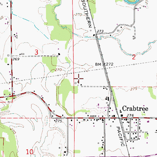 Topographic Map of Kleinschmidt Airport (historical), OR