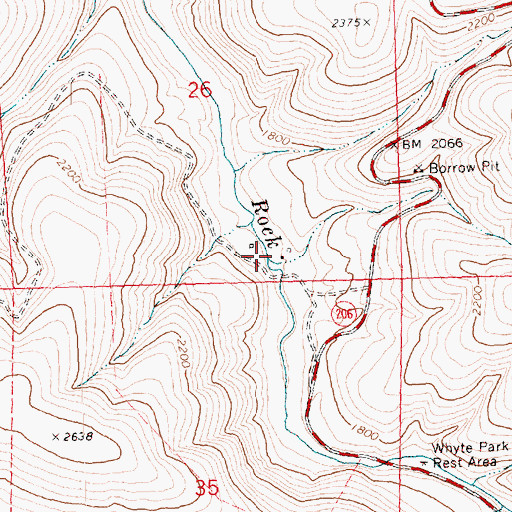 Topographic Map of Arbogast Ranch, OR