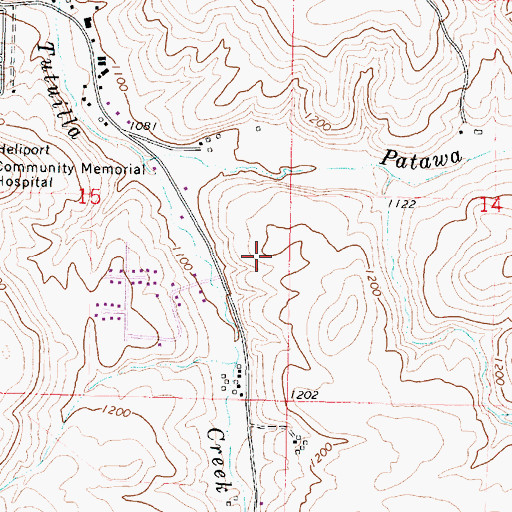 Topographic Map of Sunridge Middle School, OR