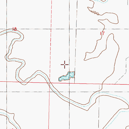 Topographic Map of Otley Ranch, OR