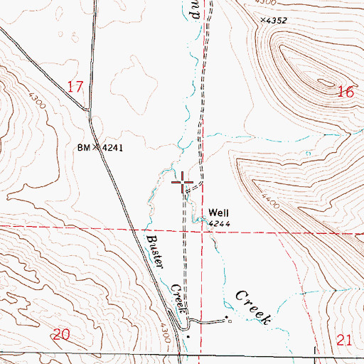Topographic Map of Tom Jenkins Ranch, OR