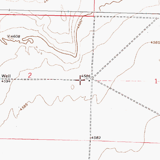 Topographic Map of J Miller Place, OR