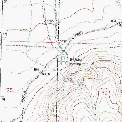 Topographic Map of BLM Field Camp, OR
