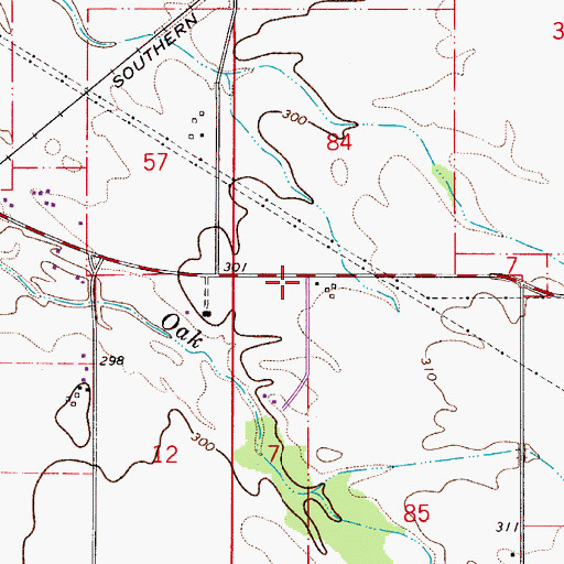Topographic Map of Oregon State University Agricultural Experiment Station, OR