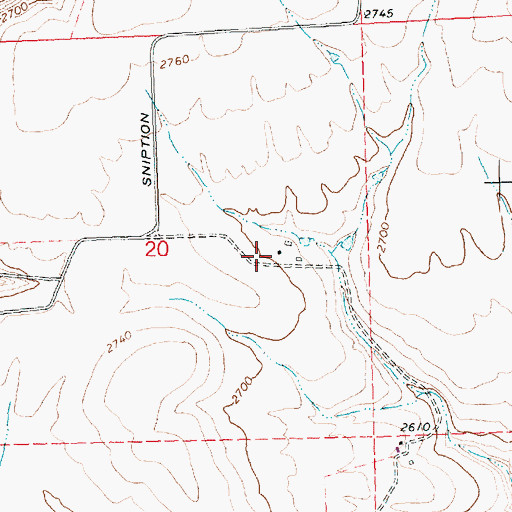 Topographic Map of Cooney Ranch, OR