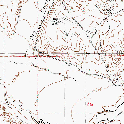 Topographic Map of Corrigal Ranch, OR