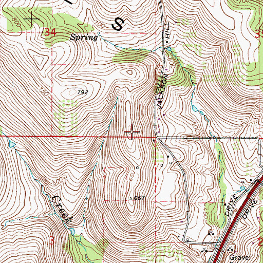 Topographic Map of Camp Crestwood, OR