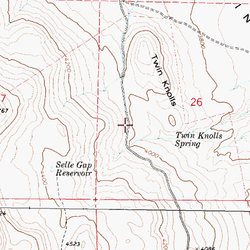 Topographic Map of Williams Spring Number Four, OR