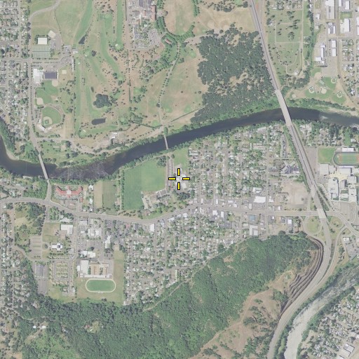 Aerial/Satellite Image of Fir Grove Elementary School, OR