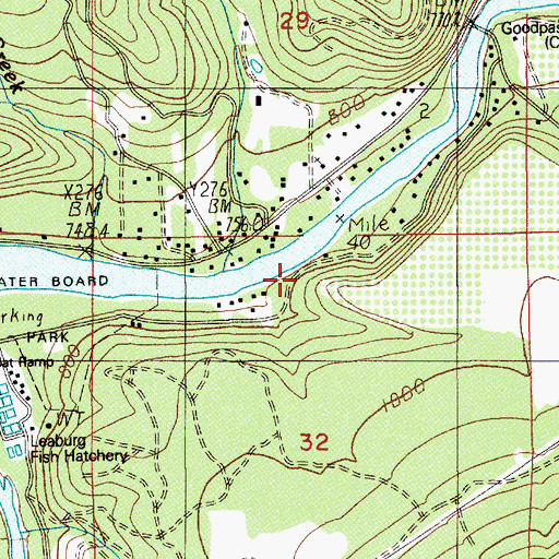 Topographic Map of Honey Creek, OR