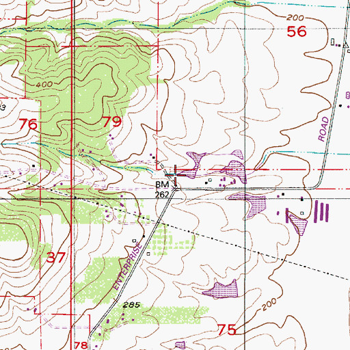 Topographic Map of Marvin Fast Reservoir, OR