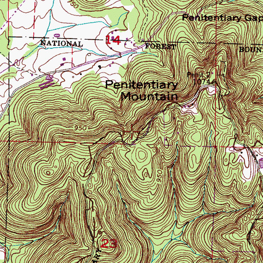 Topographic Map of WFIQ-TV, AL