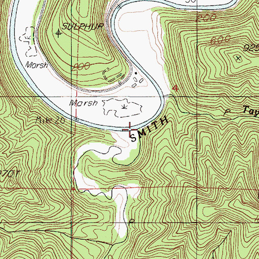 Topographic Map of Wasson Creek, OR