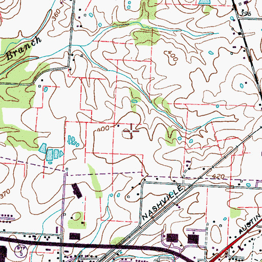 Topographic Map of WHMT-AM (Humboldt), TN