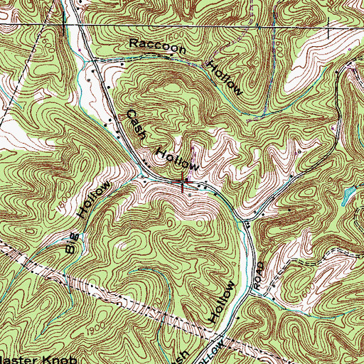 Topographic Map of Mary Clara Church, TN