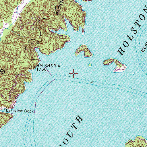 Topographic Map of Pigman Hollow, TN