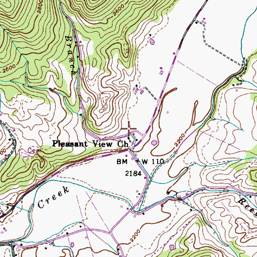 Topographic Map of Wagner School (historical), TN