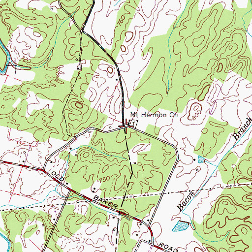 Topographic Map of Grief (historical), TN