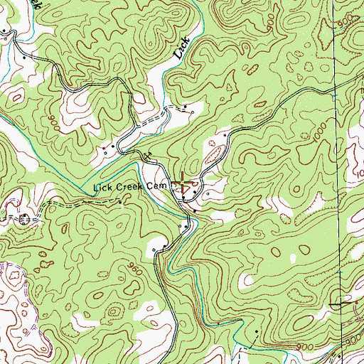 Topographic Map of Conasauga School (historical), TN