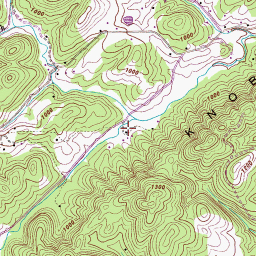 Topographic Map of Hicks School (historical), TN