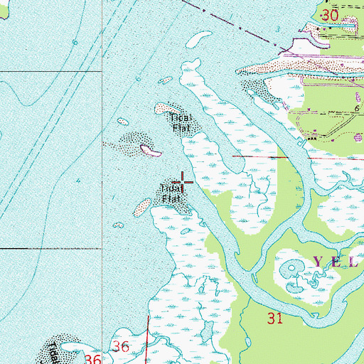 Topographic Map of Yellow River, FL