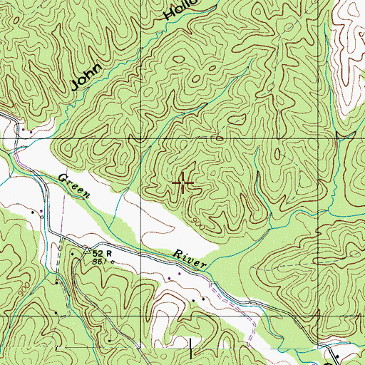 Topographic Map of Bedford Cemetery, TN