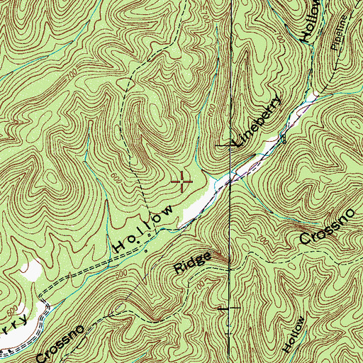 Topographic Map of Henry Culp Family Plot, TN