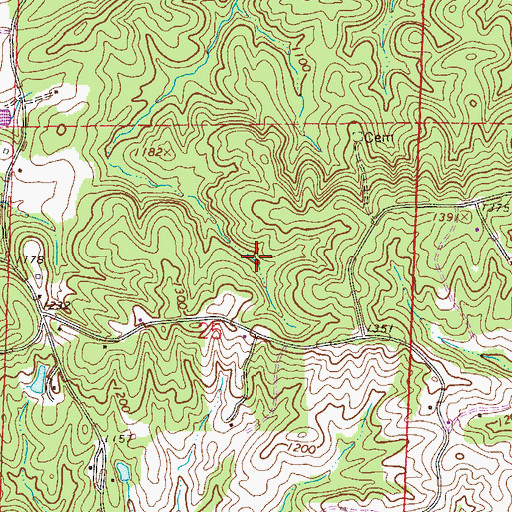Topographic Map of Vise Grove Church, AL