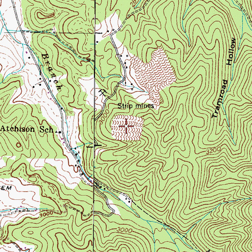 Topographic Map of Wright Prospect, TN