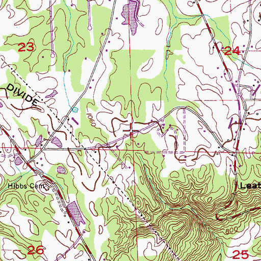 Topographic Map of Jesus Army Church, AL