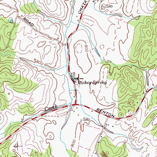Topographic Map of Church of God Orphanage, TN