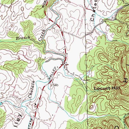 Topographic Map of Hambright Mine, TN