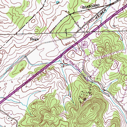 Topographic Map of Dunlap Hollow, TN