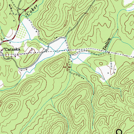 Topographic Map of Northeast Lonsdale Mine, TN