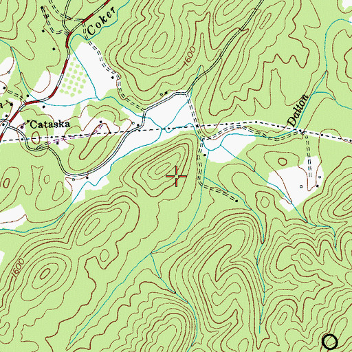 Topographic Map of Northwest Lonsdale Mine, TN