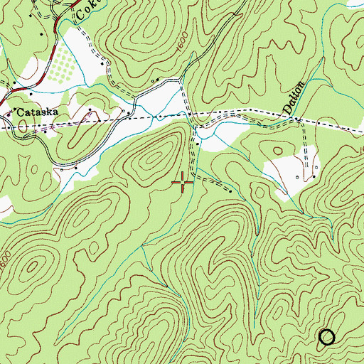 Topographic Map of Southeast Lonsdale Mine, TN