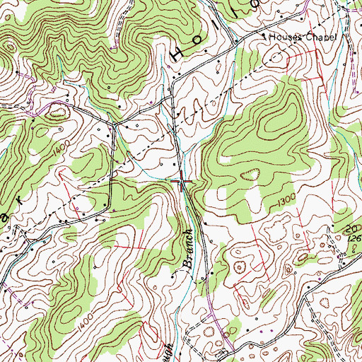 Topographic Map of Cold Spring, TN
