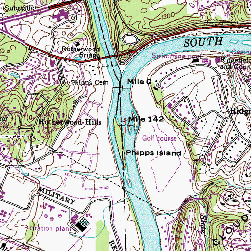 Topographic Map of North Fork Shoals, TN