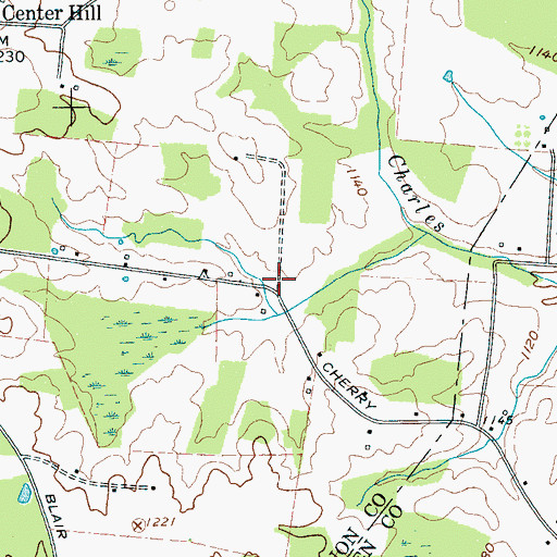 Topographic Map of Negro Gull (historical), TN