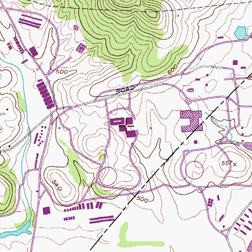 Topographic Map of Hartsville Nuclear Power Plant, TN