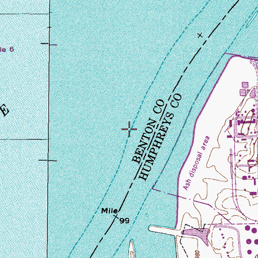 Topographic Map of Wagners Landing (historical), TN