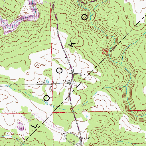 Topographic Map of Tucker (historical), AL