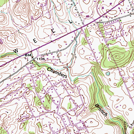 Topographic Map of Cove Fork, TN