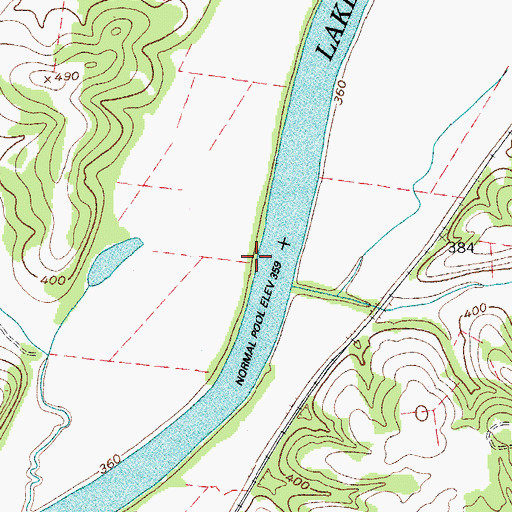 Topographic Map of Haynes Landing, TN