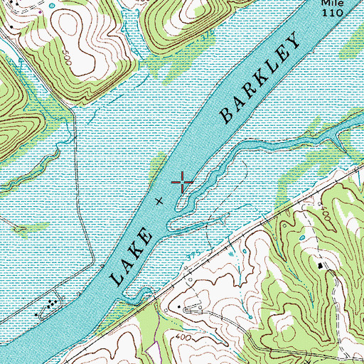 Topographic Map of Yellow Creek Tow Head, TN