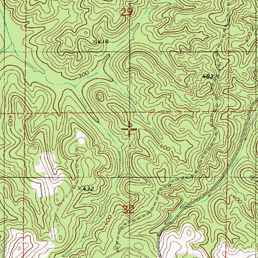 Topographic Map of Reed Brake Research Natural Area, AL