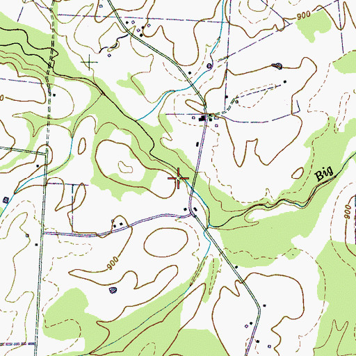 Topographic Map of Kilpatrick Cemetery, TN