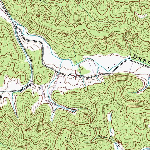 Topographic Map of Stinnett Cemetery, TN